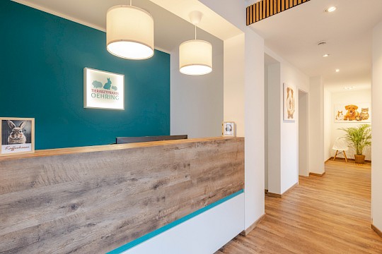 Empfang der Tierarztpraxis Oehring